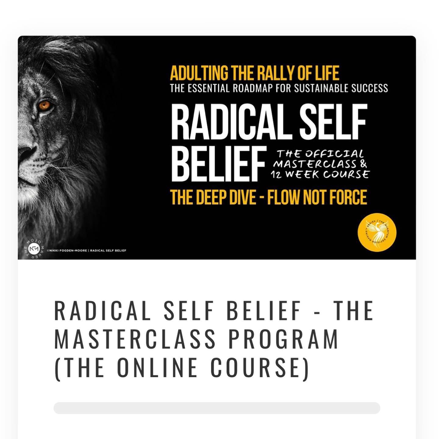 BOOK AND COURSE BUNDLE Radical Self Belief  #Adulting The Rally Of Life